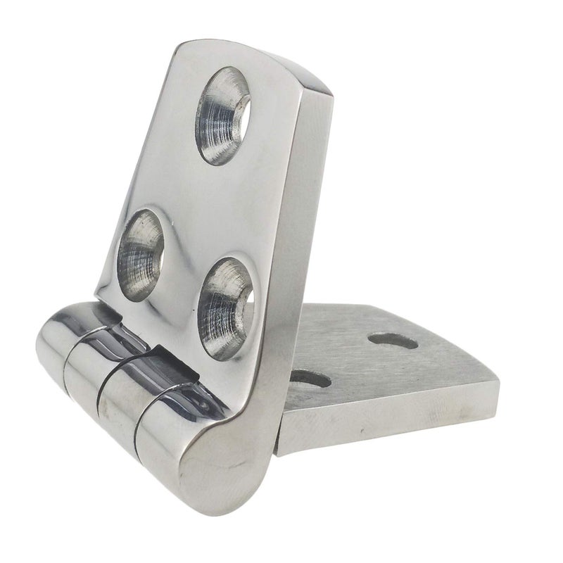 NRC&XRC Marine Grade CAST Solid 316 Stainless Steel Mirror Polished Door Hinge 3" x 1.5" for Boat, RVs (Pair) - Image 5